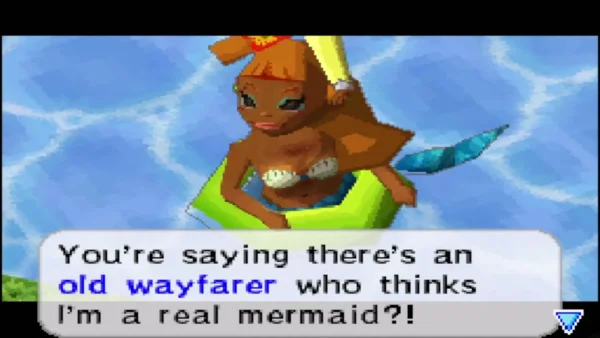 Joanne dressed as a mermaid in the water hearing about the old wayfarer Joanne dressed as a mermaid in the water hearing about the old wayfarer
