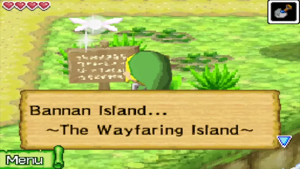 Sign announcing Bannan Island, the Wayfaring Island Sign announcing Bannan Island, the Wayfaring Island