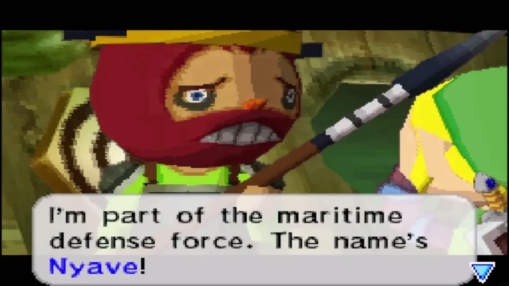 Nyave introducing himself aboard his Traveler's Ship Nyave introducing himself aboard his Traveler's Ship