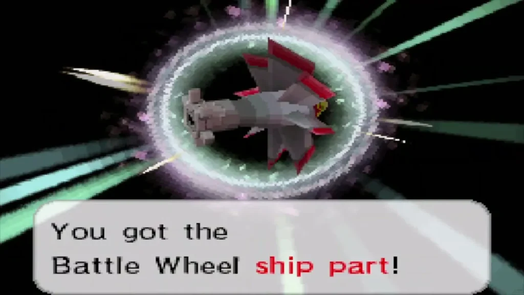 Link obtains the Battle Wheel ship part from a chest on the B8 floor