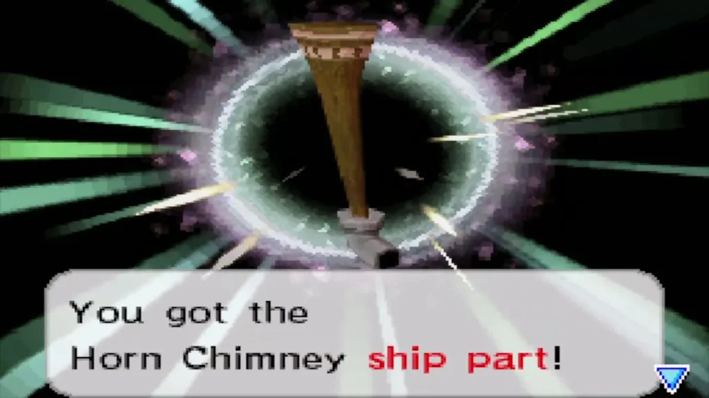 Link obtains the Horn Chimney ship part