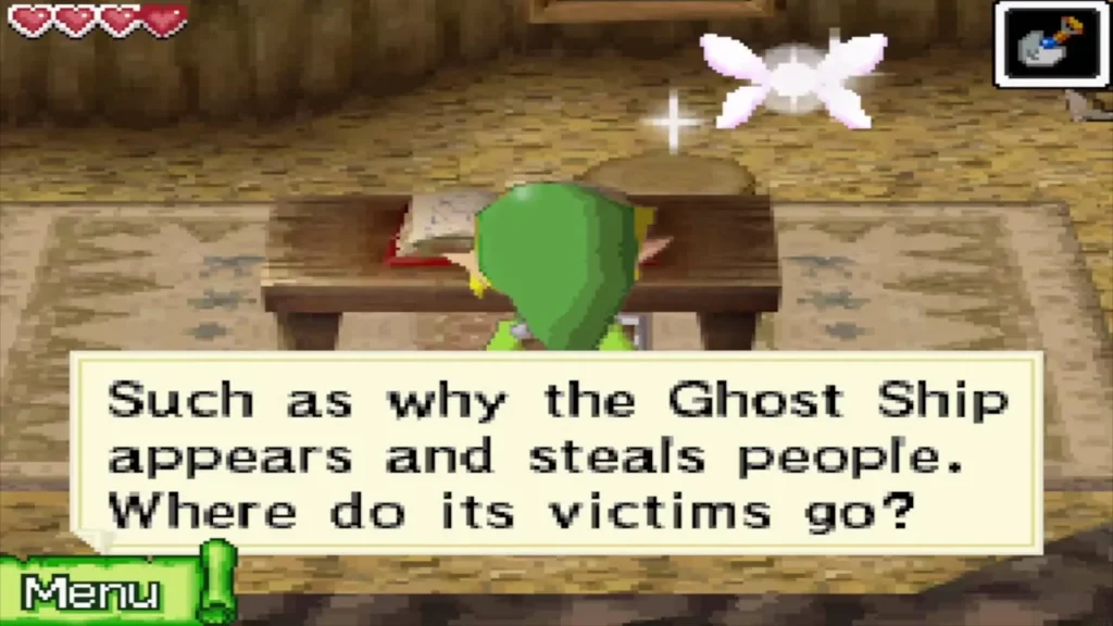 The father's letter asks why the Ghost Ship appears and steals people The father's letter asks why the Ghost Ship appears and steals people