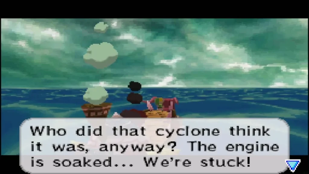 Linebeck reporting the engine is soaked and the ship is stuck at sea Linebeck reporting the engine is soaked and the ship is stuck at sea