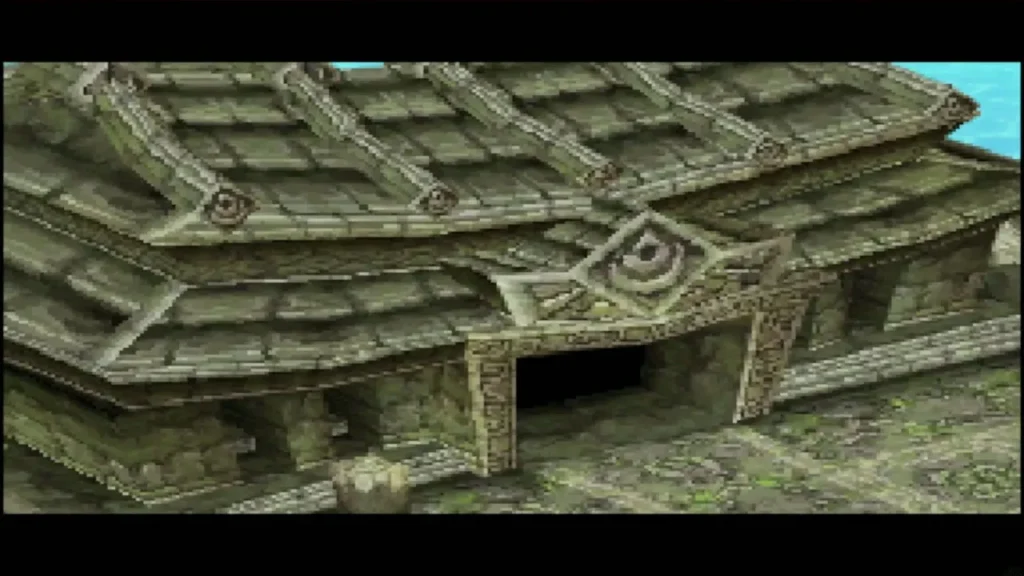 The weathered facade and entrance of the Temple of the Ocean King The weathered facade and entrance of the Temple of the Ocean King