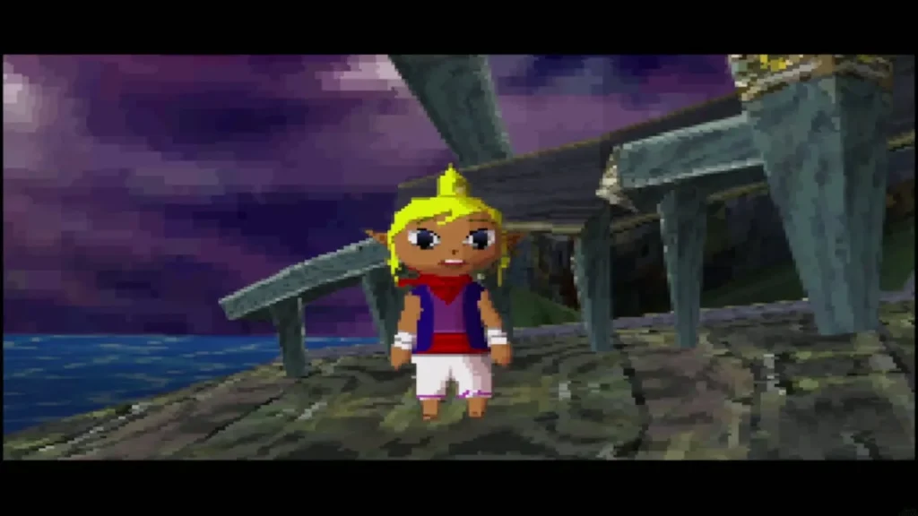 Tetra standing on the wreck after Bellumbeck's defeat
