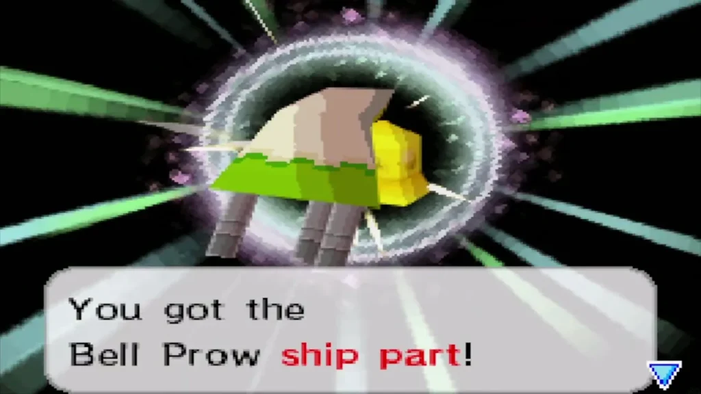 The Bell Prow ship part received from a chest The Bell Prow ship part received from a chest