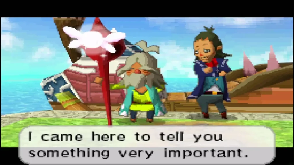 Oshus and Linebeck standing by the boat on the shore Oshus and Linebeck standing by the boat on the shore