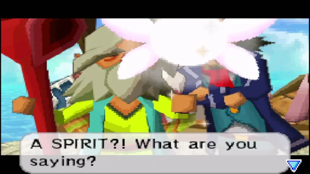 Oshus and Linebeck as Ciela is called a spirit Oshus and Linebeck as Ciela is called a spirit