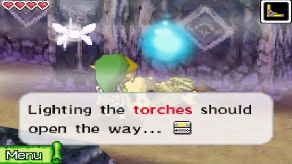 Leaf saying lighting the torches should open the way Leaf saying lighting the torches should open the way
