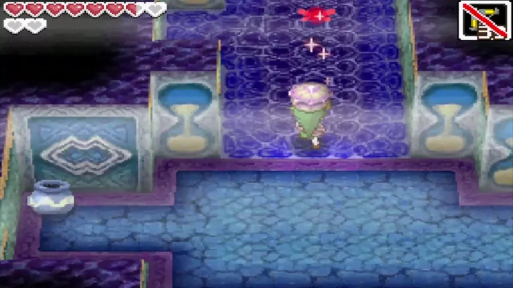 Link carrying the round crystal across a B8 floor Link carrying the round crystal across a B8 floor