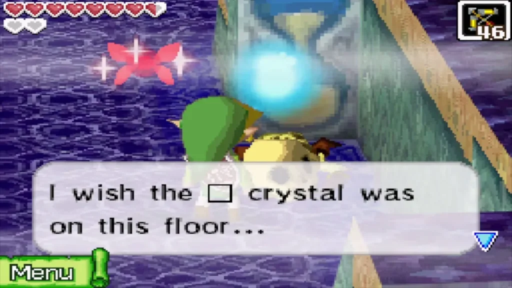 A skull wishing the square crystal was on this floor A skull wishing the square crystal was on this floor
