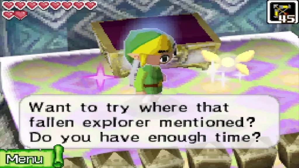Navi asking whether to try the deeper floors the fallen explorer mentioned Navi asking whether to try the deeper floors the fallen explorer mentioned