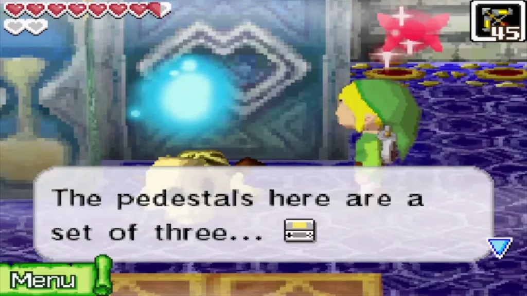 Navi saying the pedestals here are a set of three Navi saying the pedestals here are a set of three