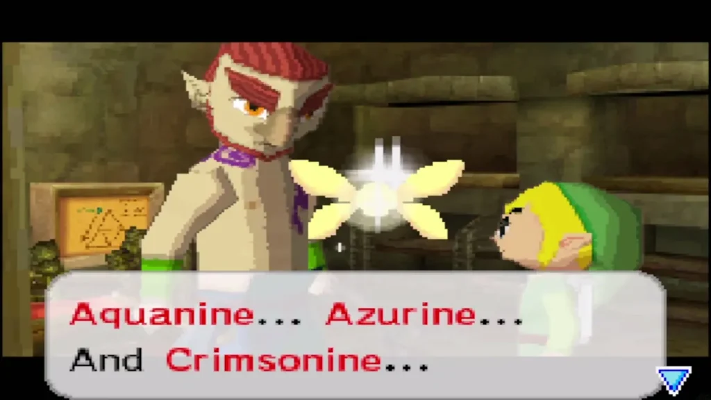Zauz lists Aquanine, Azurine and Crimsonine for Link and Ciela Zauz lists Aquanine, Azurine and Crimsonine for Link and Ciela