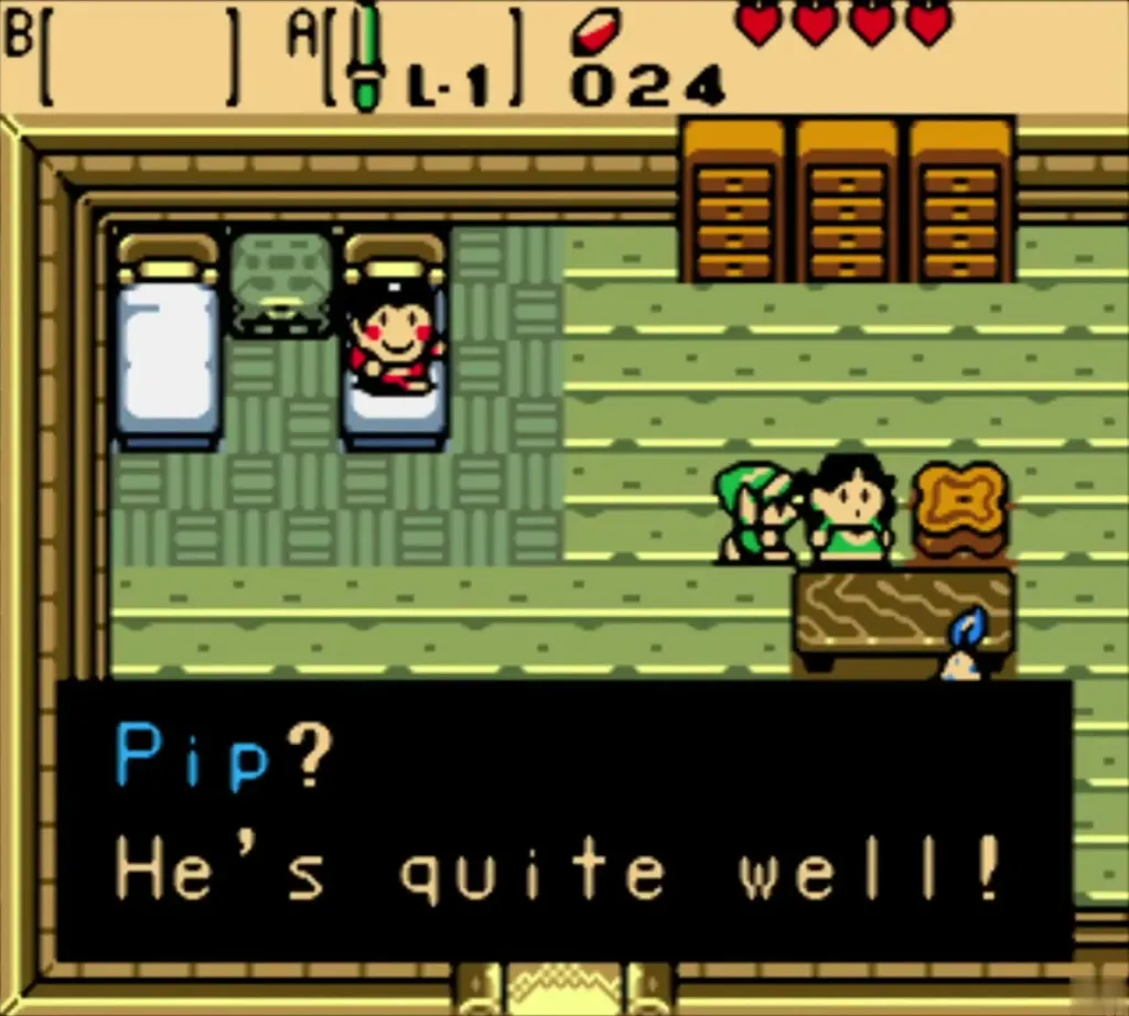 Bipin reminding Link that he named their son Pip, who is doing well