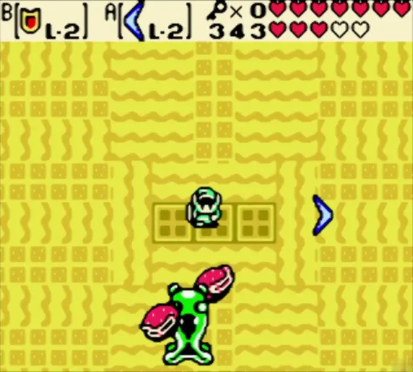 Manhandla with its red blooms in the sand boss room of the Ancient Ruins Manhandla with its red blooms in the sand boss room of the Ancient Ruins