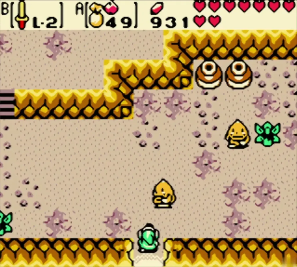Gorons inside their cave on Goron Mountain