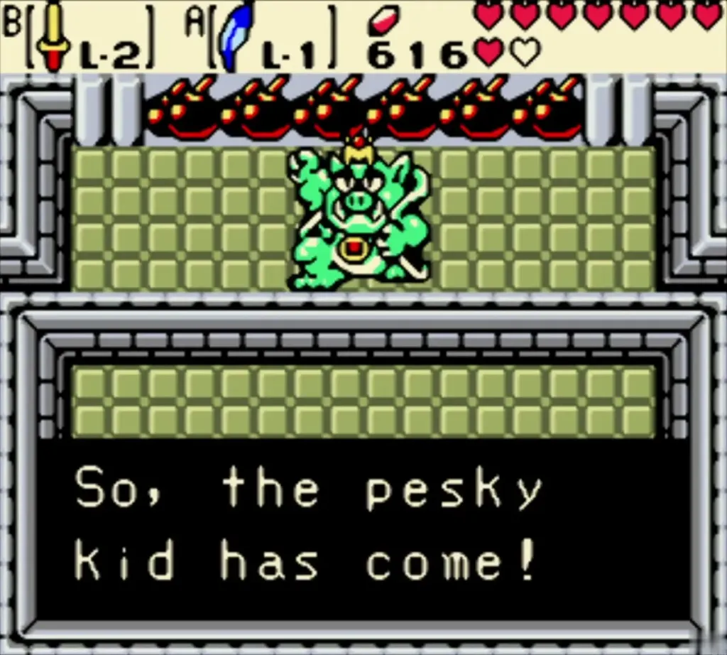 The Great Moblin saying So, the pesky kid has come!