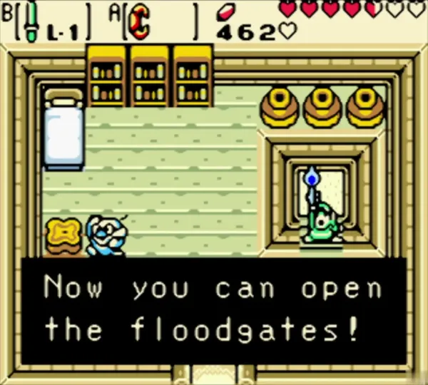 Link holding up the Floodgate Key with the Now you can open the floodgates message complete Link holding up the Floodgate Key with the Now you can open the floodgates message complete