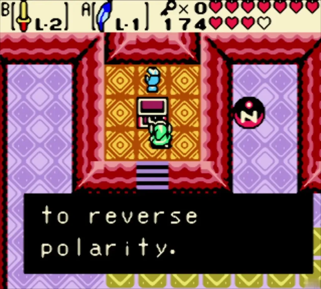 Link at the Magnetic Gloves chest with the to reverse polarity message complete Link at the Magnetic Gloves chest with the to reverse polarity message complete