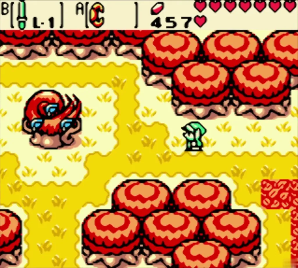 The red Pegasus Seed tree in the red-leaf maze of Spool Swamp