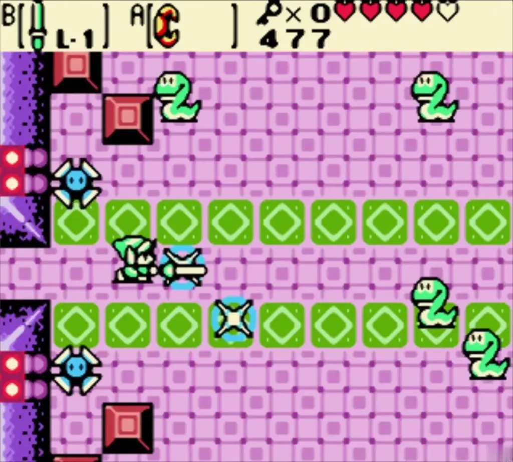 Link slashing through the hall with Ropes and Sparks Link slashing through the hall with Ropes and Sparks