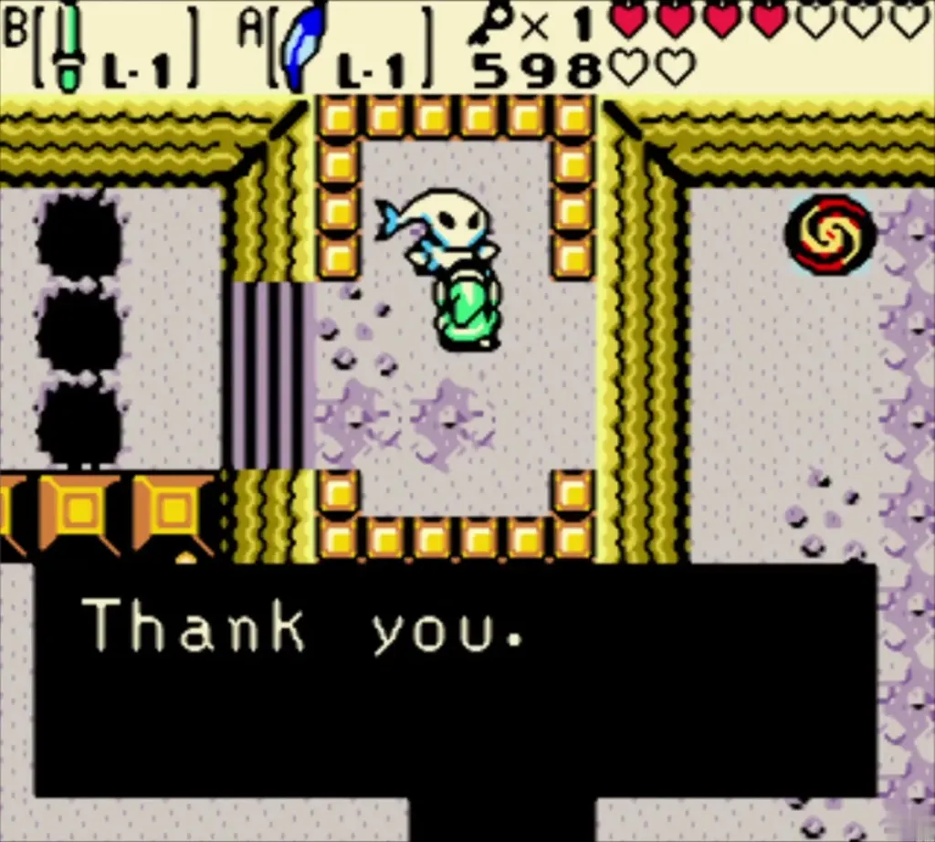 The Zora thanking Link after he accepted the message The Zora thanking Link after he accepted the message