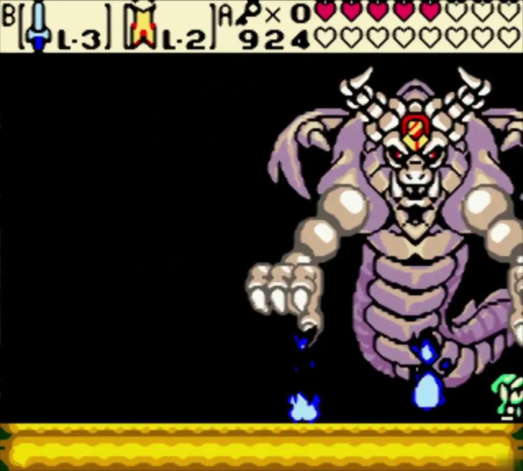 Blue flames burning on the arena floor beside the dragon's claw Blue flames burning on the arena floor beside the dragon's claw