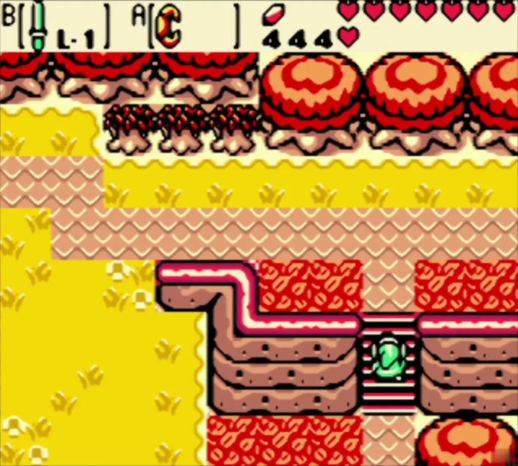 Link climbing stairs north through autumn red-leaf ground Link climbing stairs north through autumn red-leaf ground
