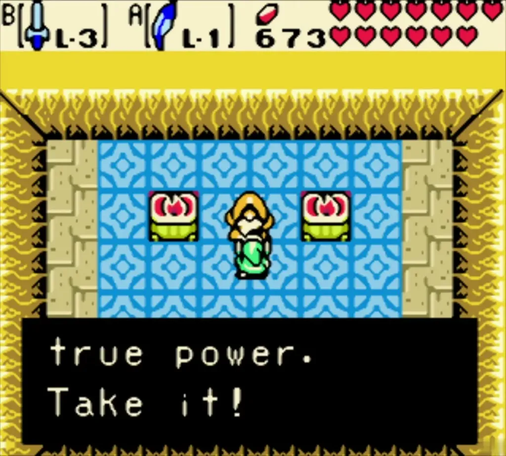 Old man in the blue-tiled chamber says true power, Take it! Old man in the blue-tiled chamber says true power, Take it!