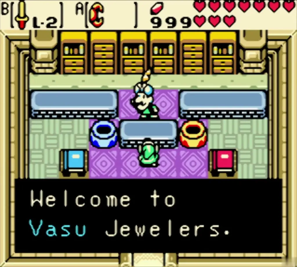 Vasu greeting Link at the counter of Vasu Jewelers Vasu greeting Link at the counter of Vasu Jewelers
