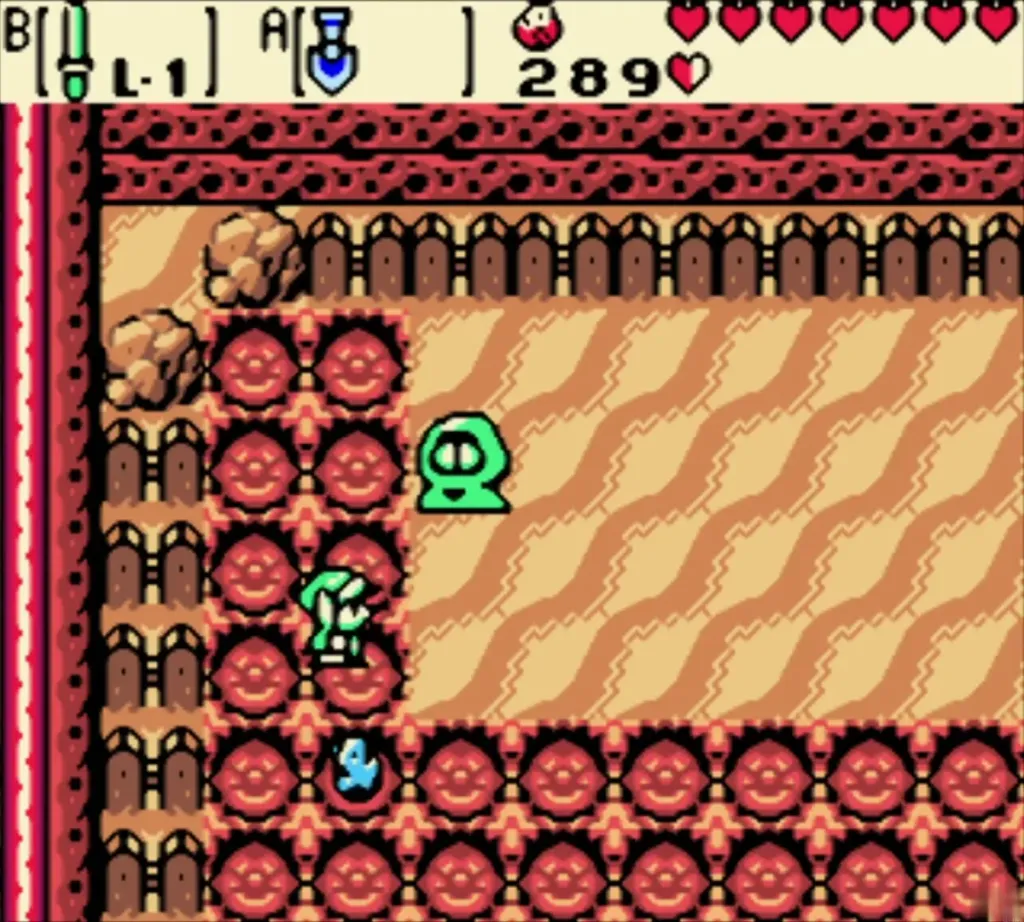 Link digging in the sand with 289 Ore Chunks Link digging in the sand with 289 Ore Chunks