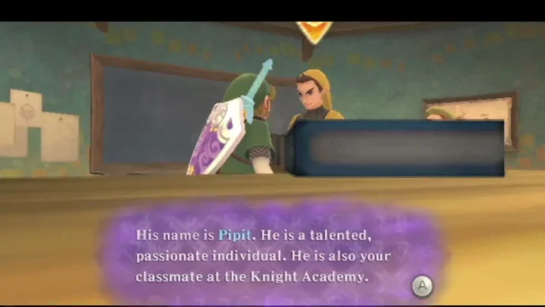 Fi introduces Pipit as a talented, passionate individual and Link classmate at the Academy. Fi introduces Pipit as a talented, passionate individual and Link classmate at the Academy.