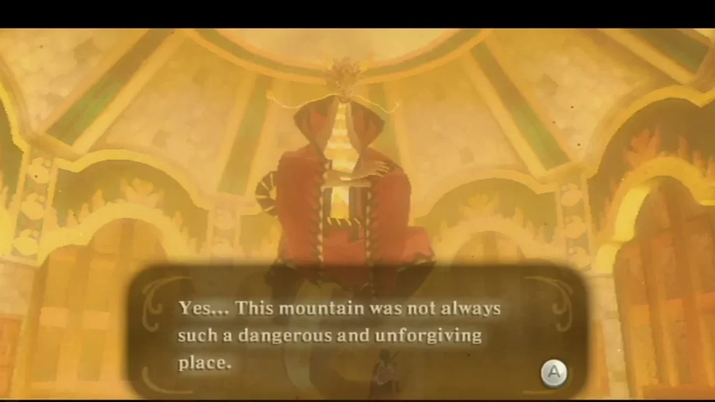 Eldin, the red-robed Fire Dragon, sits in his golden hall and says the mountain was not always so dangerous.