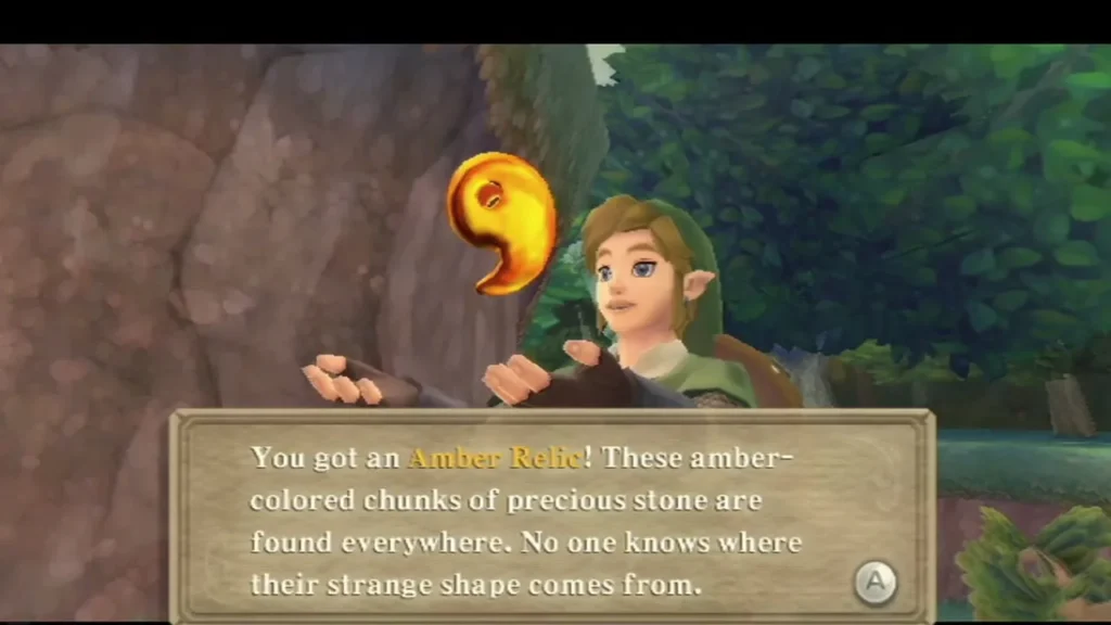 The Amber Relic message box is fully typed, describing the amber stone found everywhere. The Amber Relic message box is fully typed, describing the amber stone found everywhere.