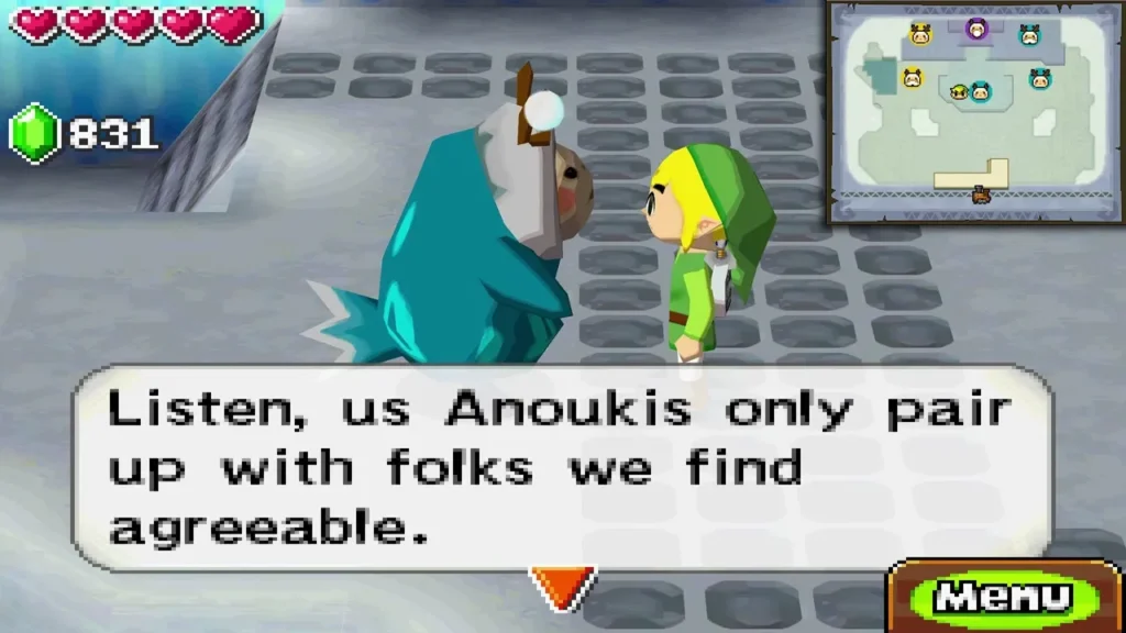 Bulu explaining that the Anouki only pair up with folks they find agreeable Bulu explaining that the Anouki only pair up with folks they find agreeable