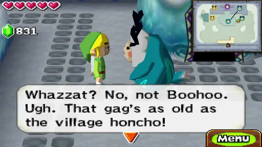 Bulu in Anouki Village, cracking a joke about the village honcho Bulu in Anouki Village, cracking a joke about the village honcho
