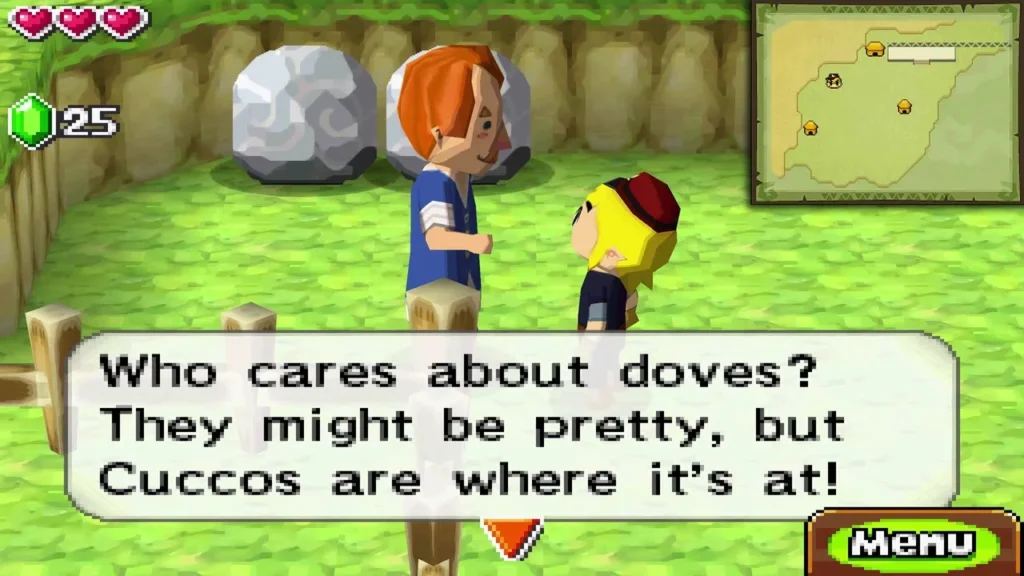 Harry in Aboda Village saying that Cuccos are where it's at, not doves. Harry in Aboda Village saying that Cuccos are where it's at, not doves.