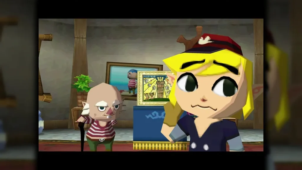 Link standing in his house on the day he graduates as an apprentice Link standing in his house on the day he graduates as an apprentice