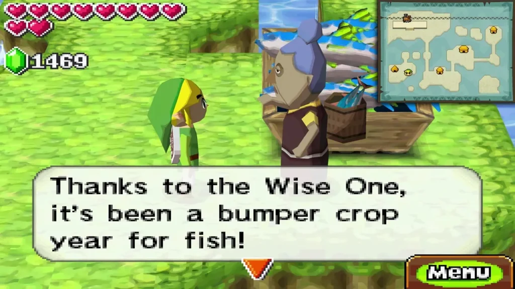 The fish seller in Papuchia Village saying the Wise One has brought a bumper crop year for fish. The fish seller in Papuchia Village saying the Wise One has brought a bumper crop year for fish.