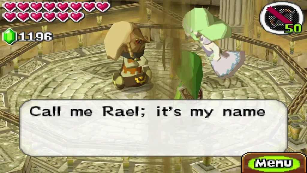 Rael on the Sand Sanctuary dais, saying "Call me Rael; it's my name." Rael on the Sand Sanctuary dais, saying "Call me Rael; it's my name."