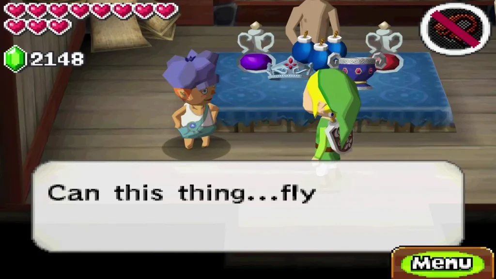 Joe at Beedle's shop asking whether this thing can fly