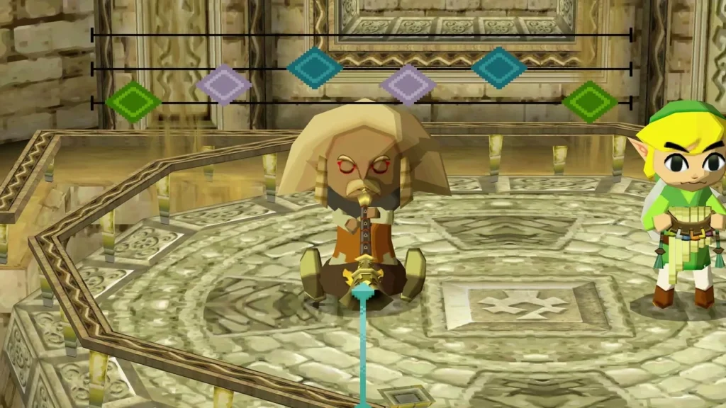 Link performing the duet with Rael in the Sanctuary Link performing the duet with Rael in the Sanctuary
