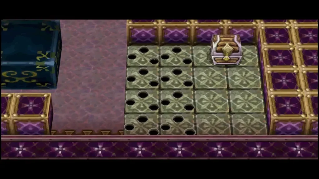 Floor 18 tiled room with a chest surrounded by spike tiles in the corner Floor 18 tiled room with a chest surrounded by spike tiles in the corner