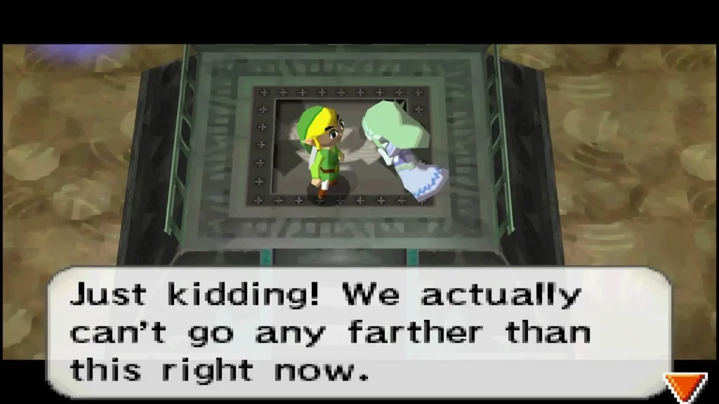 Zelda saying that they actually cannot go any farther than this right now Zelda saying that they actually cannot go any farther than this right now