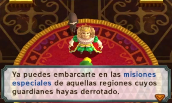 King Tuft in the castle says special missions open in each region whose guardian you have beaten