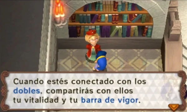 Doppel Master in the Hall of the Doppels says Doppels share your vitality and the Energy Gauge