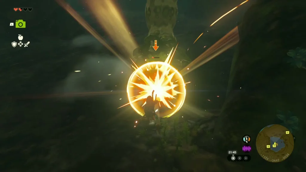 Bomb arrow explosion bursting against the hanging Like Like Bomb arrow explosion bursting against the hanging Like Like