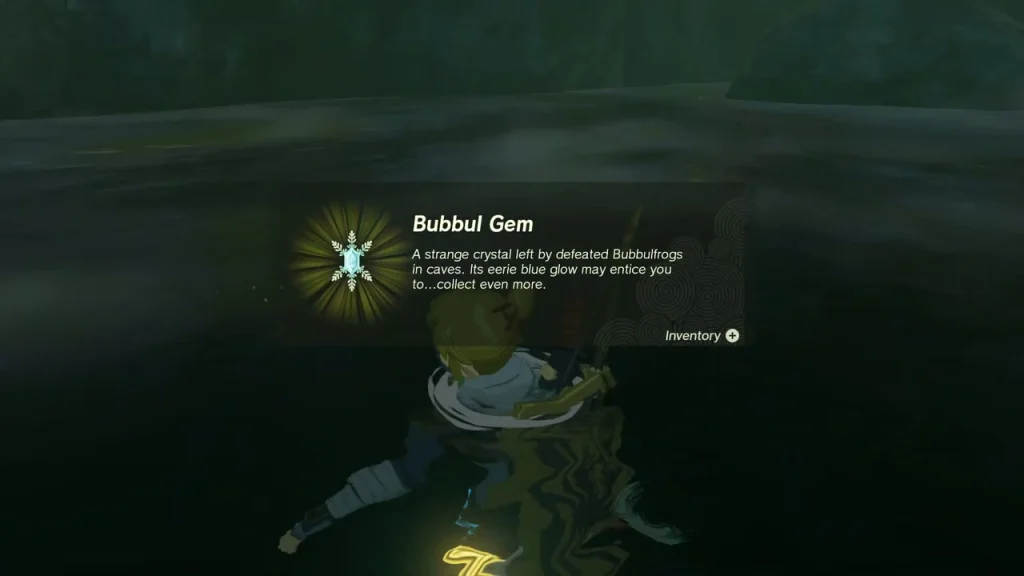 Bubbul Gem item box beside the waterfall rock Bubbul Gem item box beside the waterfall rock