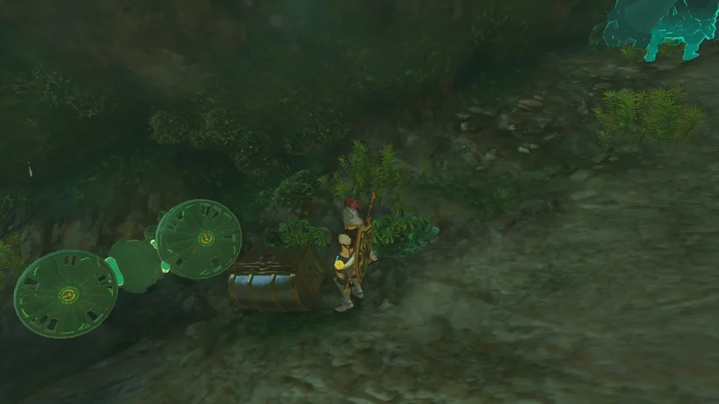 Open chest by the cave entrance with Eightfold Longblade item box Open chest by the cave entrance with Eightfold Longblade item box